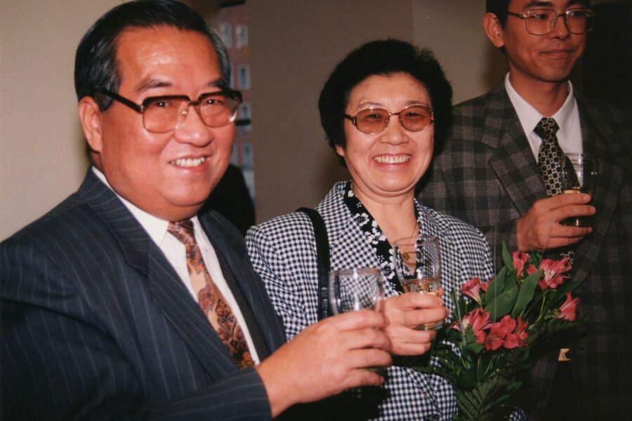 uprostřed Huo Yu-zhen; foto: Anna Pecková